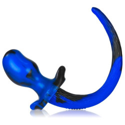 Oxballs Plug Queue de chien Mastiff 12 x 7 cm Bleu